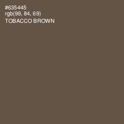 #635445 - Tobacco Brown Color Image